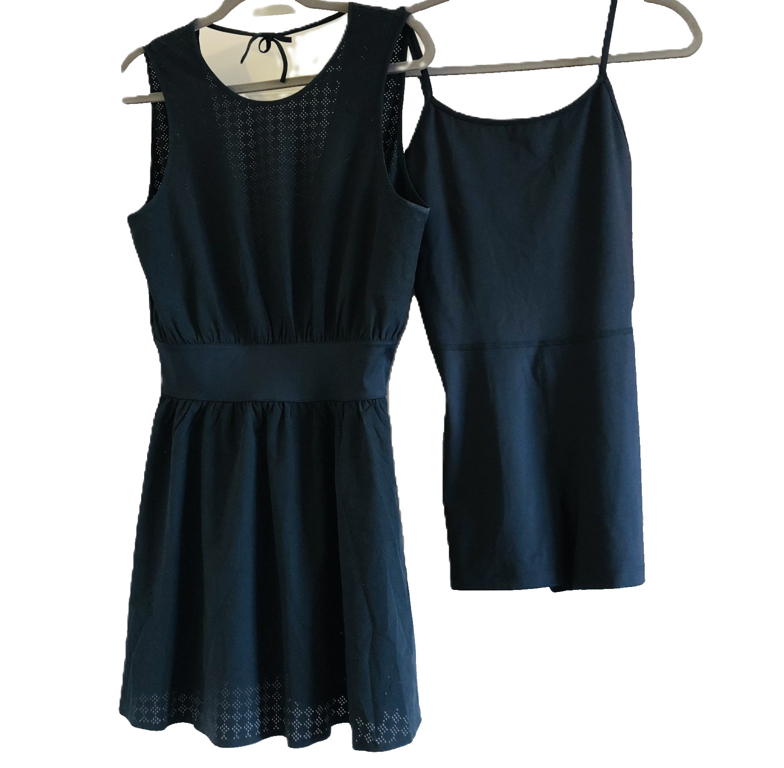 Under Armour Misty Copeland Signature Woven Perforated Dress 2 Pieces Sz M Black
