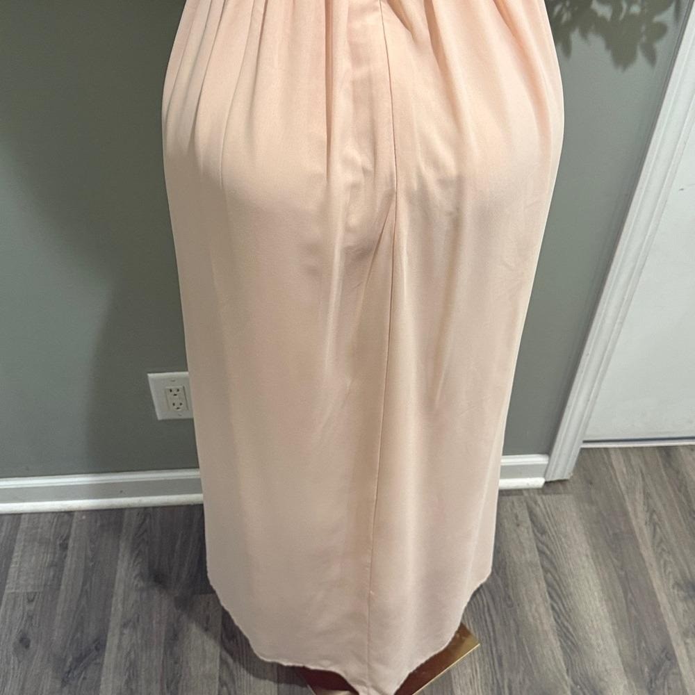 Moonlight Serenade Peach Strapless Dress