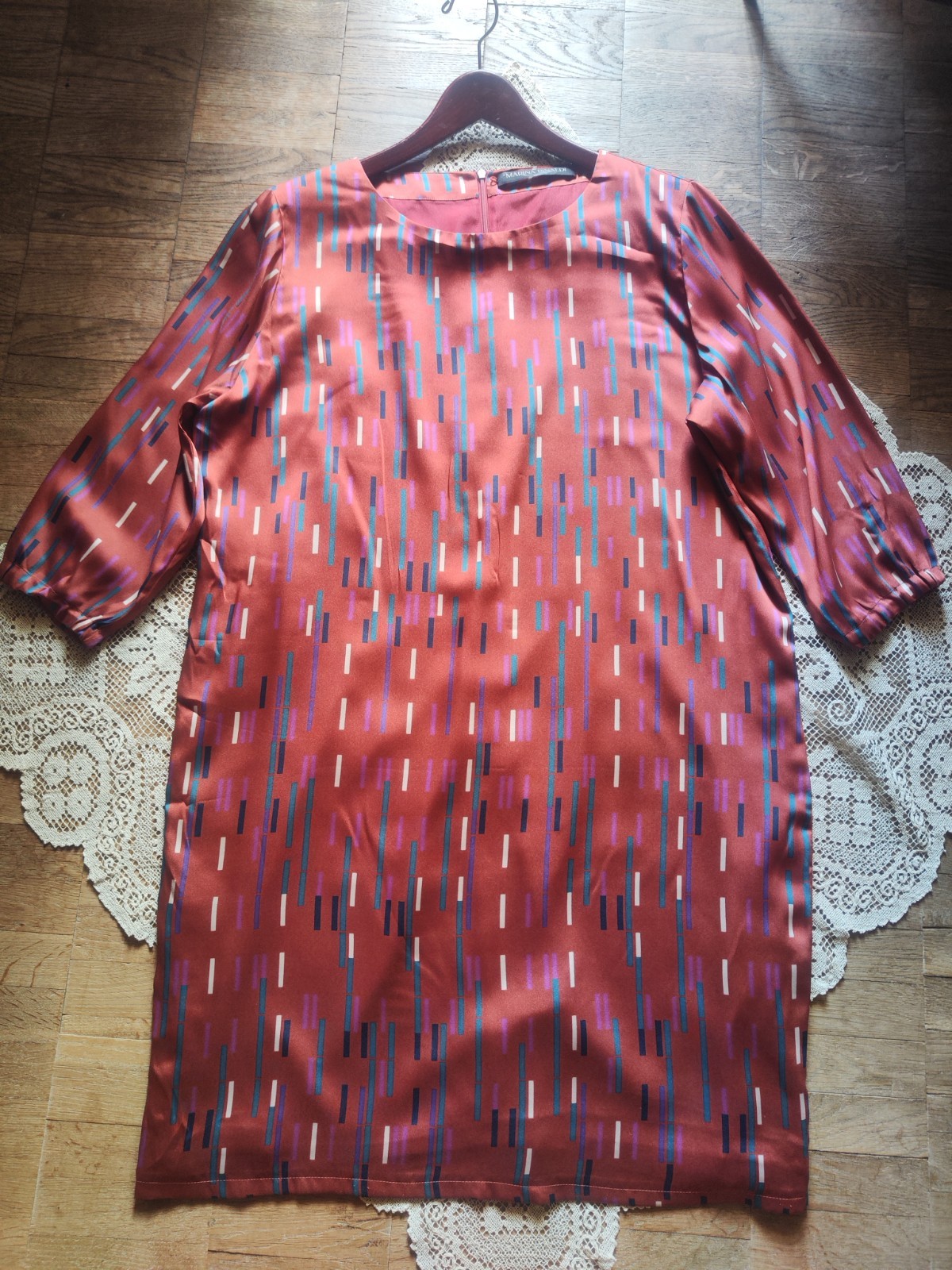Marina Rinaldi Max Mara Danzante Shift Dress Plus Size 12 Abstract Geometric