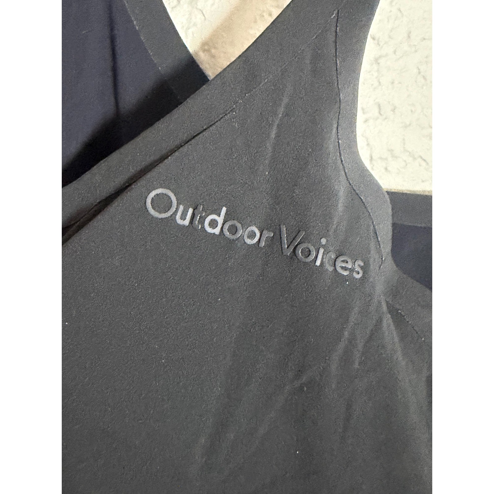Outdoor Voices The Exercise Dress Black Medium Mini Racerback Built-in Shorts