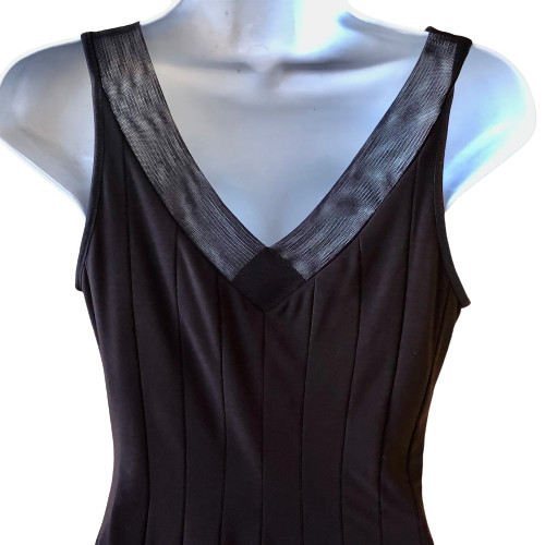 Joseph Ribkoff Cocktail Dress Brown Sleeveless Fit & Flair Womens 6