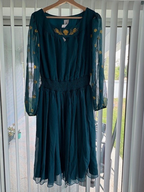 NEW With Tag Disney Parks Dress Shop Aladdin Princess Jasmine Dress Large