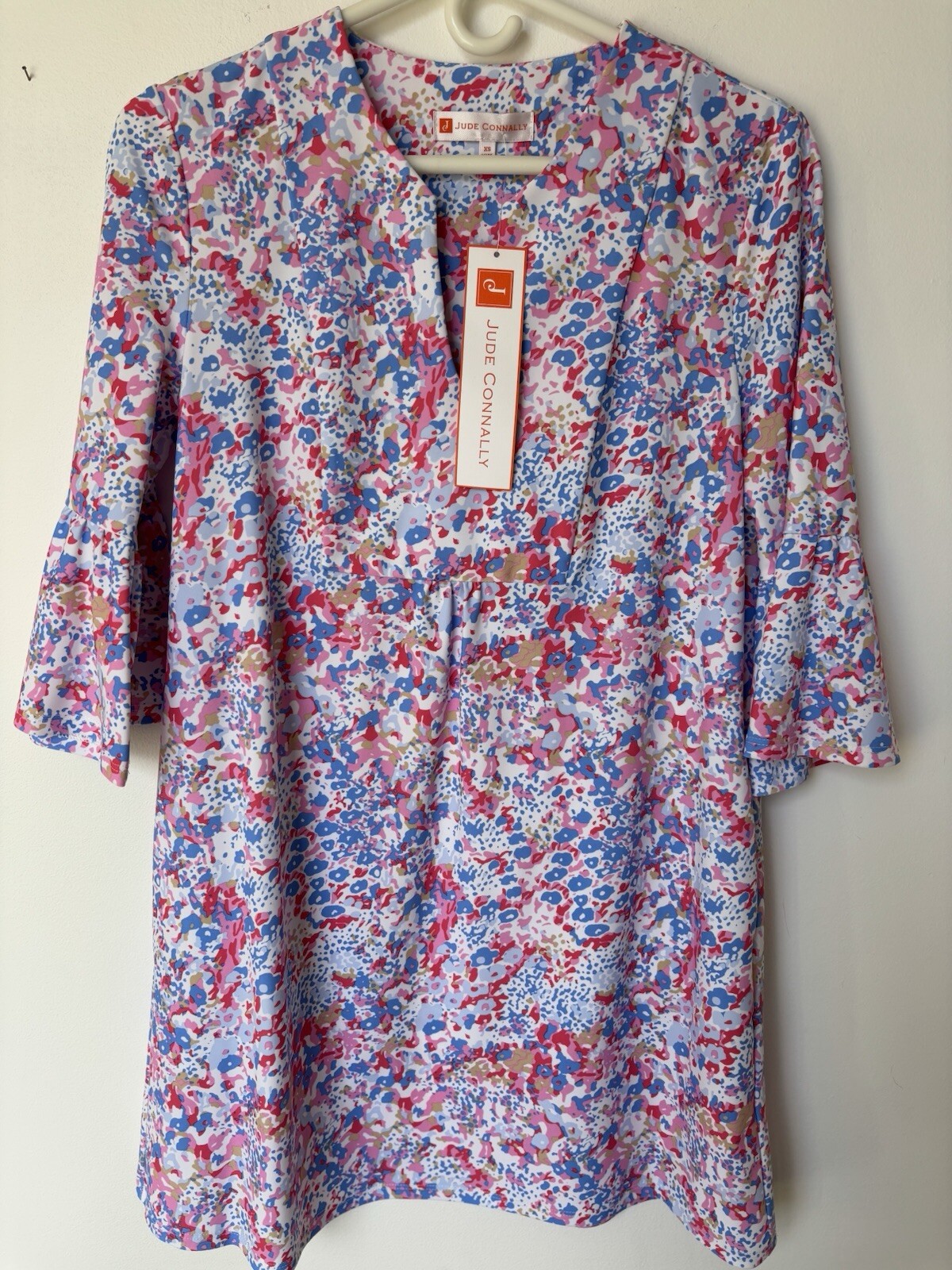 Judy Connally X-small Floral Mini Shift Dress