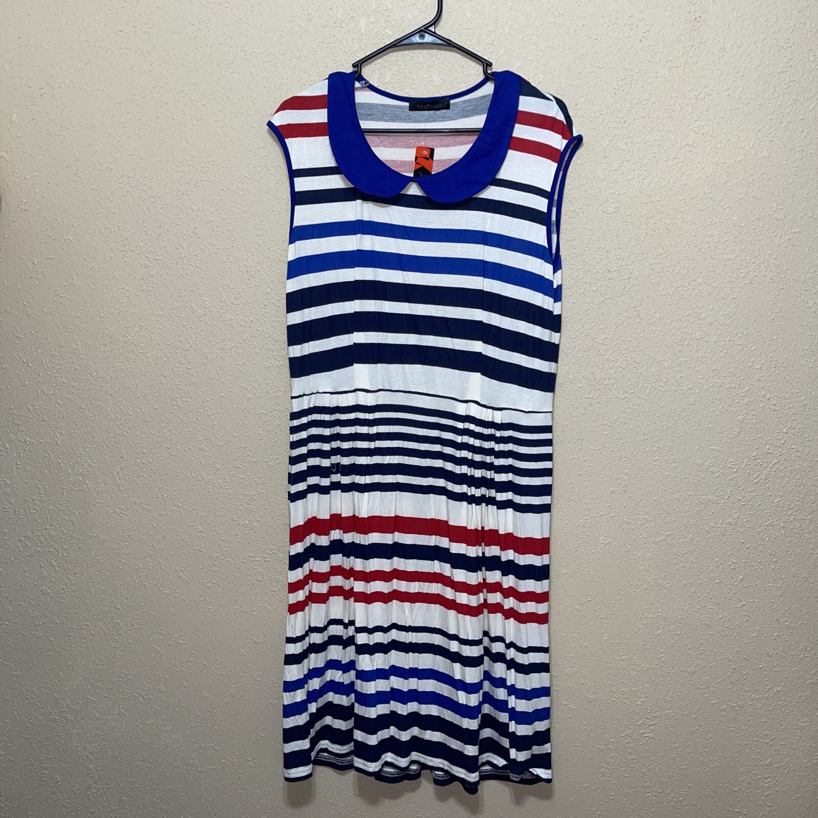 top design BALTIKUM stripe dress SZ XL NEW