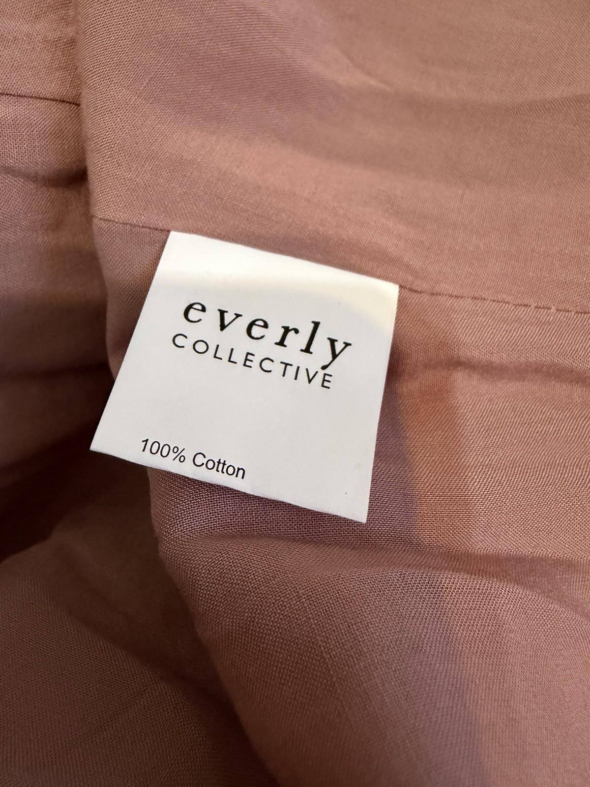 Everly On Location Dress Cotton Lace Midi Dress Beautiful Dusty Rose Size Large