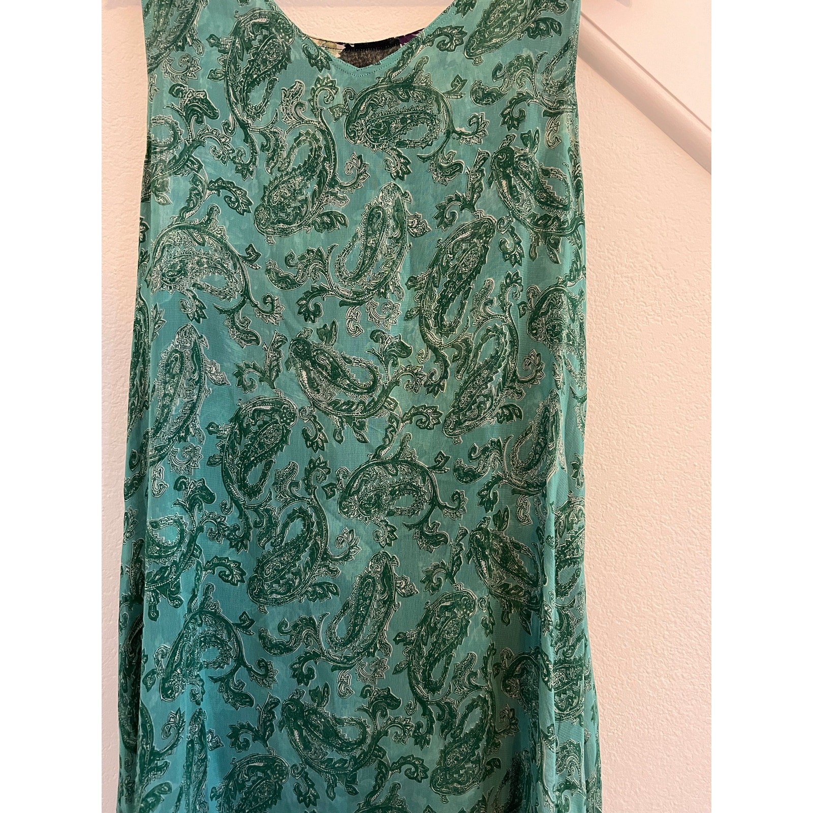 Sarah Arizona Reversible Floral Paisley Dress LRG Fairy Whimsigoth Fairy Grunge