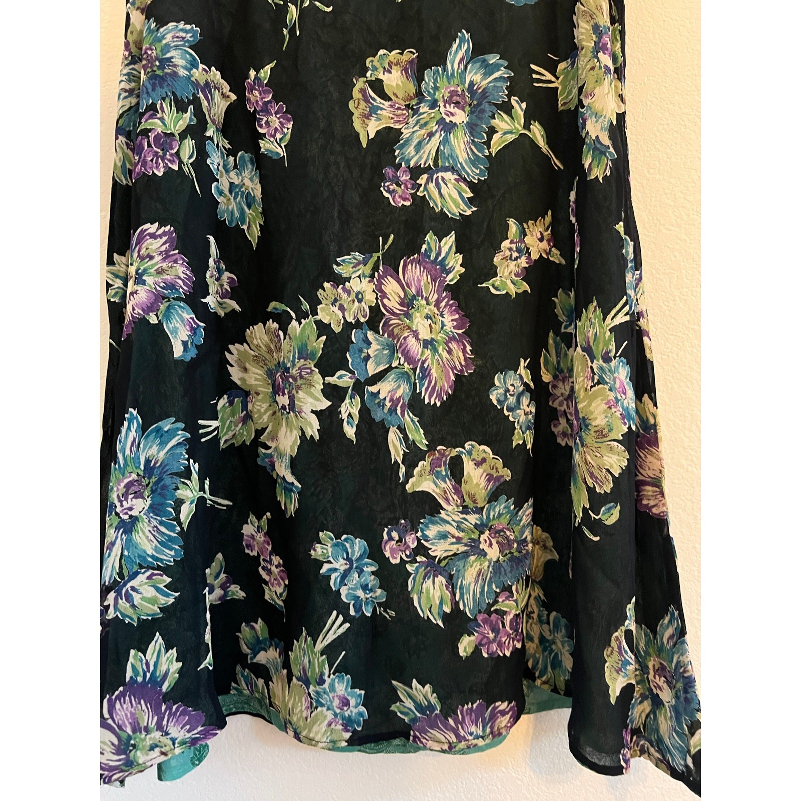 Sarah Arizona Reversible Floral Paisley Dress LRG Fairy Whimsigoth Fairy Grunge