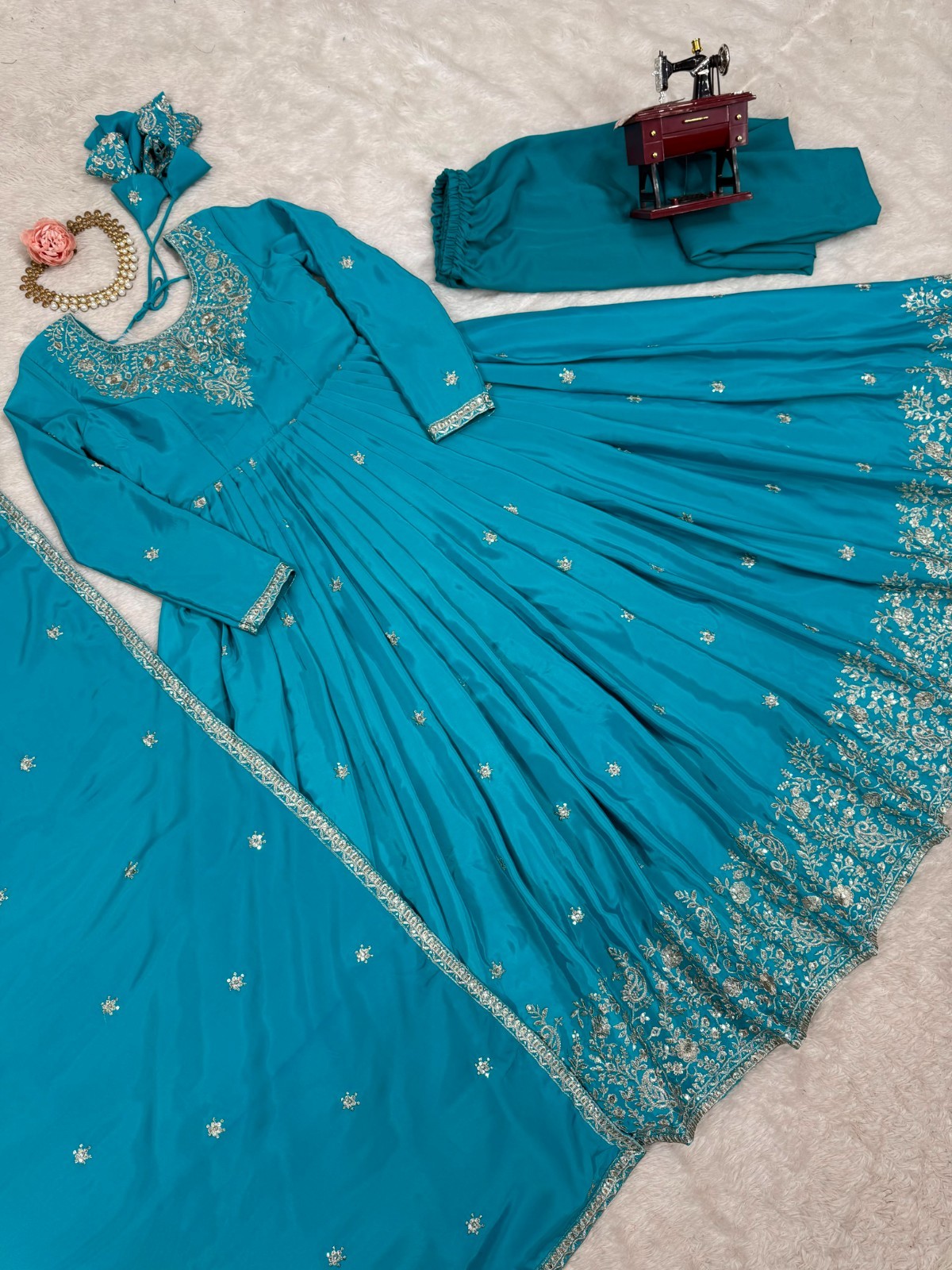 Salwar Kameez Pakistani Indian Wedding Party Wear Dress Bollywood Anarkali Suit