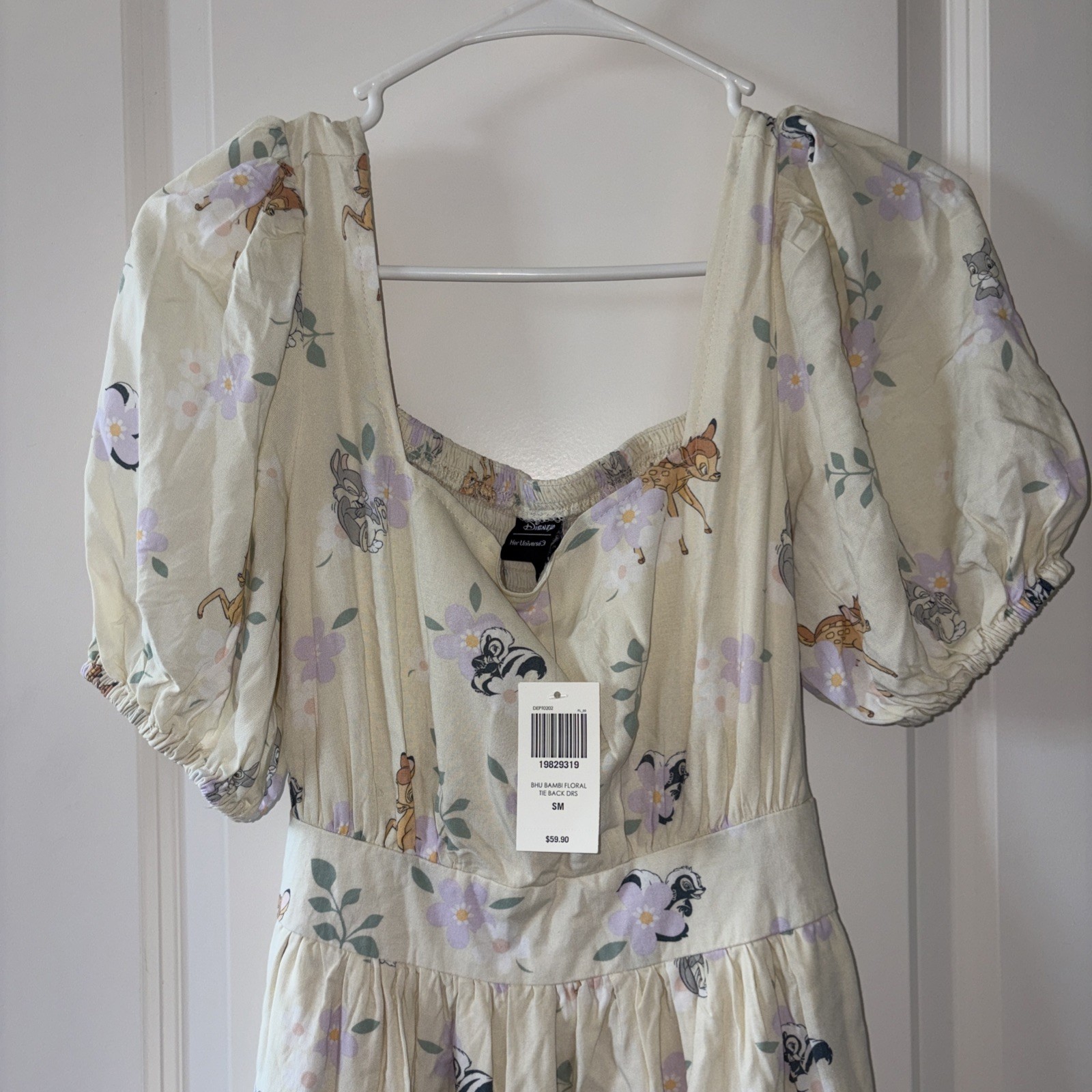Disney BAMBI Women’s Sun Dress SMALL BNWT By Her Universe