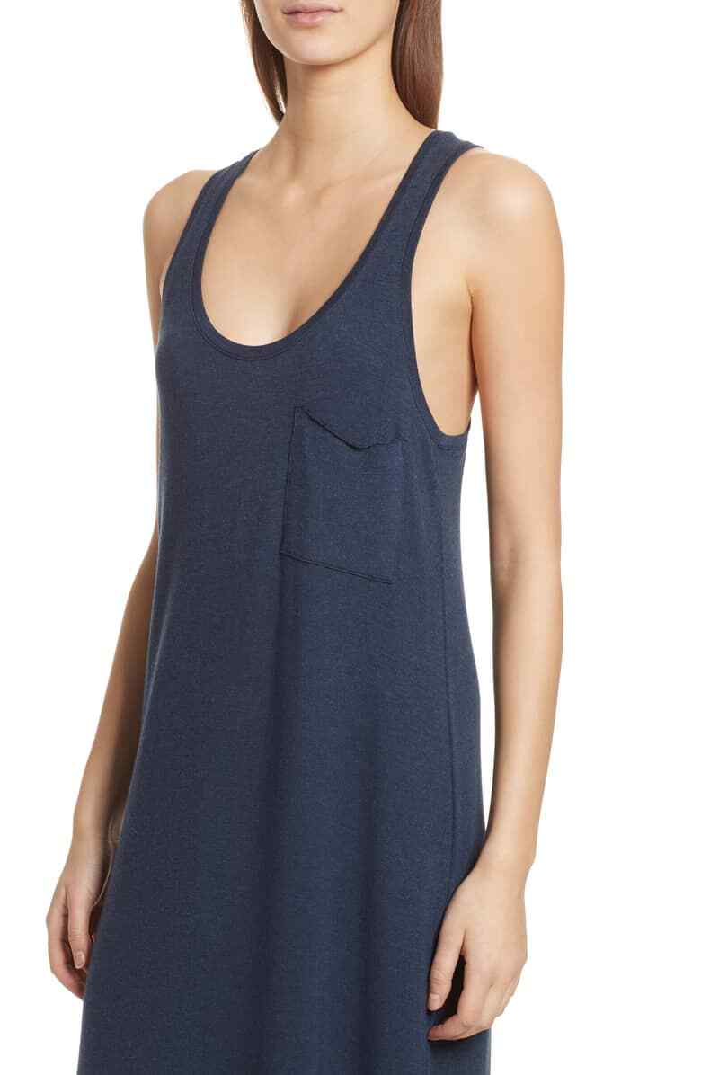 Atm Anthony Thomas Melillo Pocket Midi Dress MSRP $295 Size XS # 7A 691 Blm