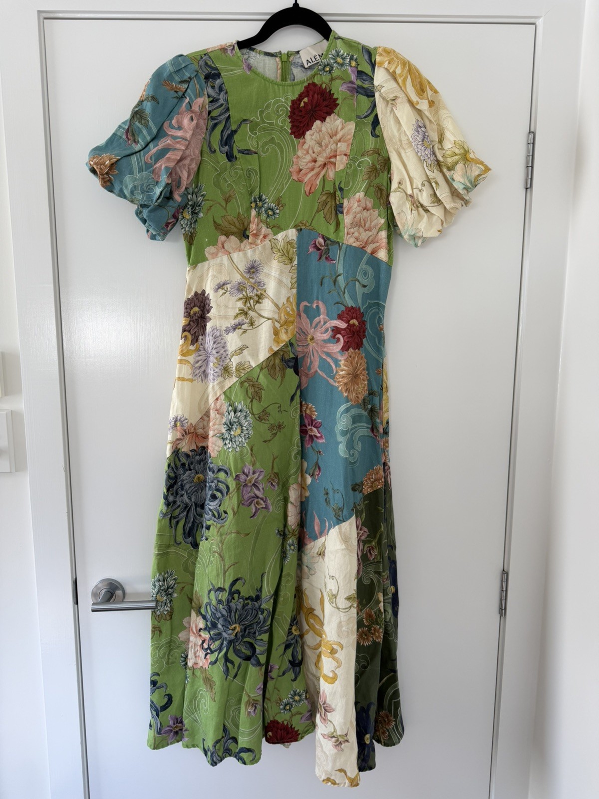 Alemais Avery Spliced Midi Dress size 10 au / 6 us
