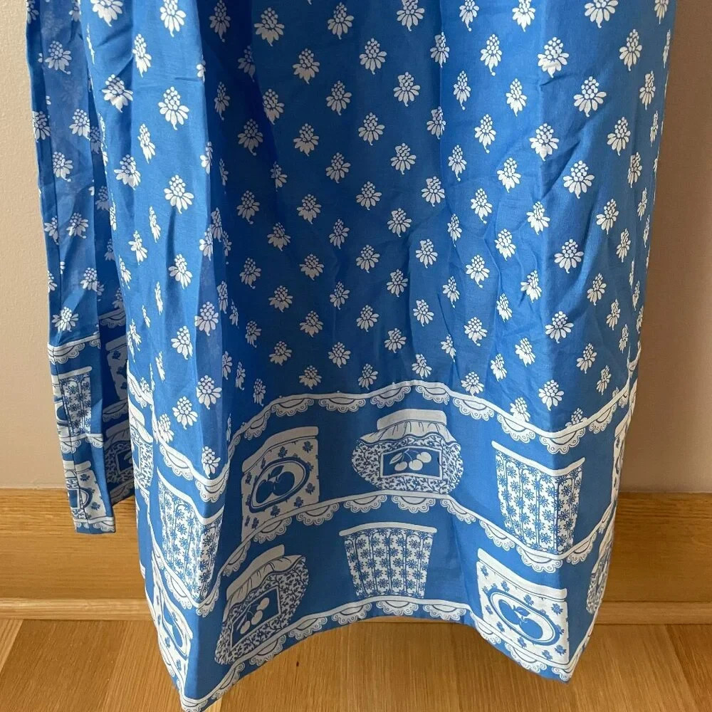 Anthropologie Rachel Antonoff Rainey Halter Maxi Dress Jam Jars Blue Size XS NWT