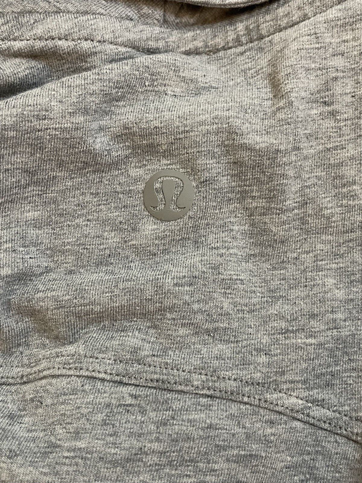 LULULEMON Womens 10 Players Pro-Form Polo Grey Pima Cotton Stretch T-Shirt Dress