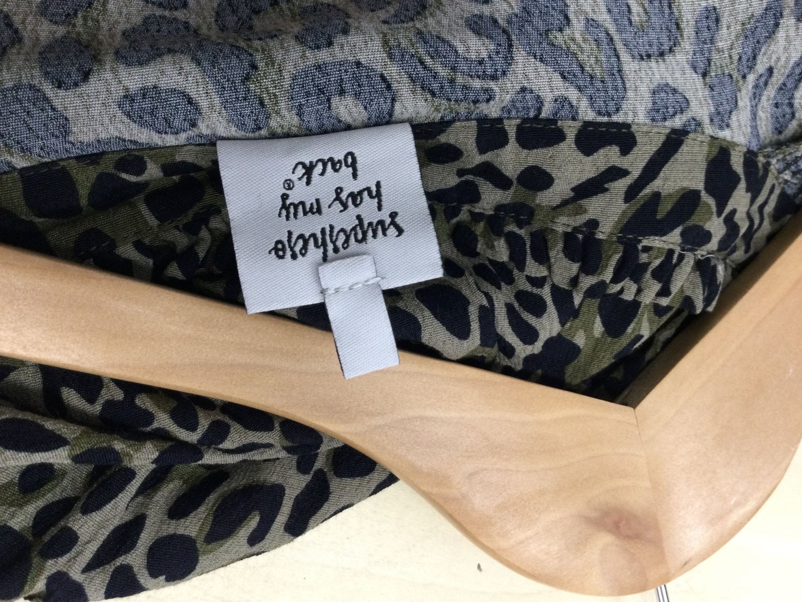 Scamp & Dude Leopard Print Zip Up Maxi Dress Size 16 Black and Olive (SR121X17)