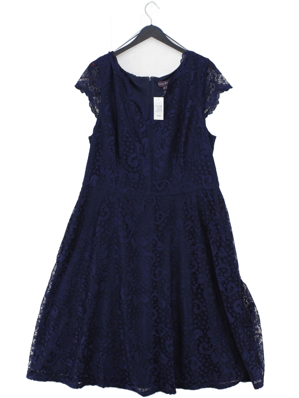 LTS – Long Tall Sally A-Line Midi Dress UK20 in Blue