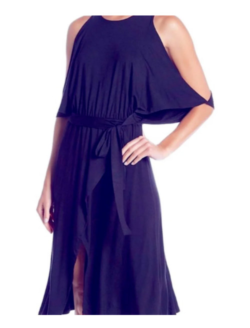 NWT Splendid Womens Cold Shoulder Evening Dress XS S M L XL Black Navy Pink $150