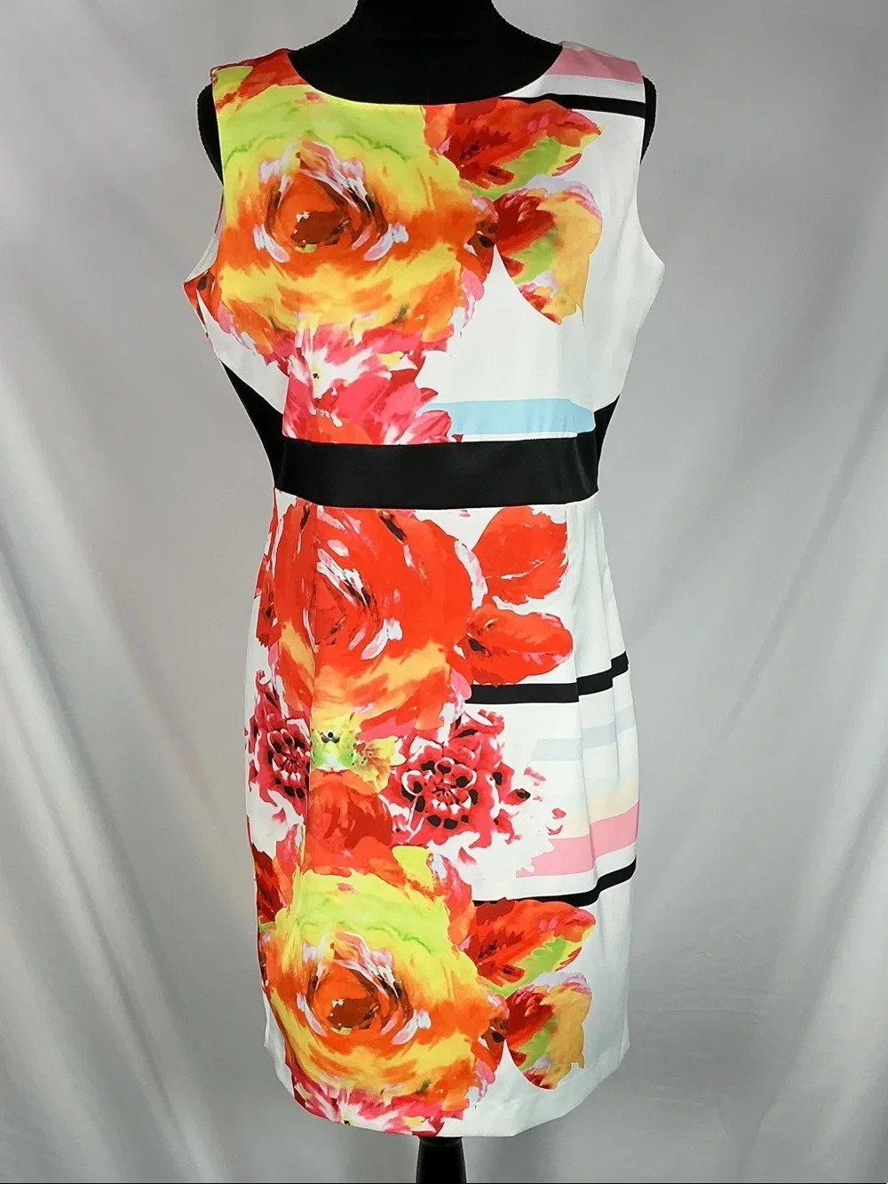 Klimeda NWT Floral Midi Dress Womens 12 Large Red Cutout Back Wedding Guest Boho