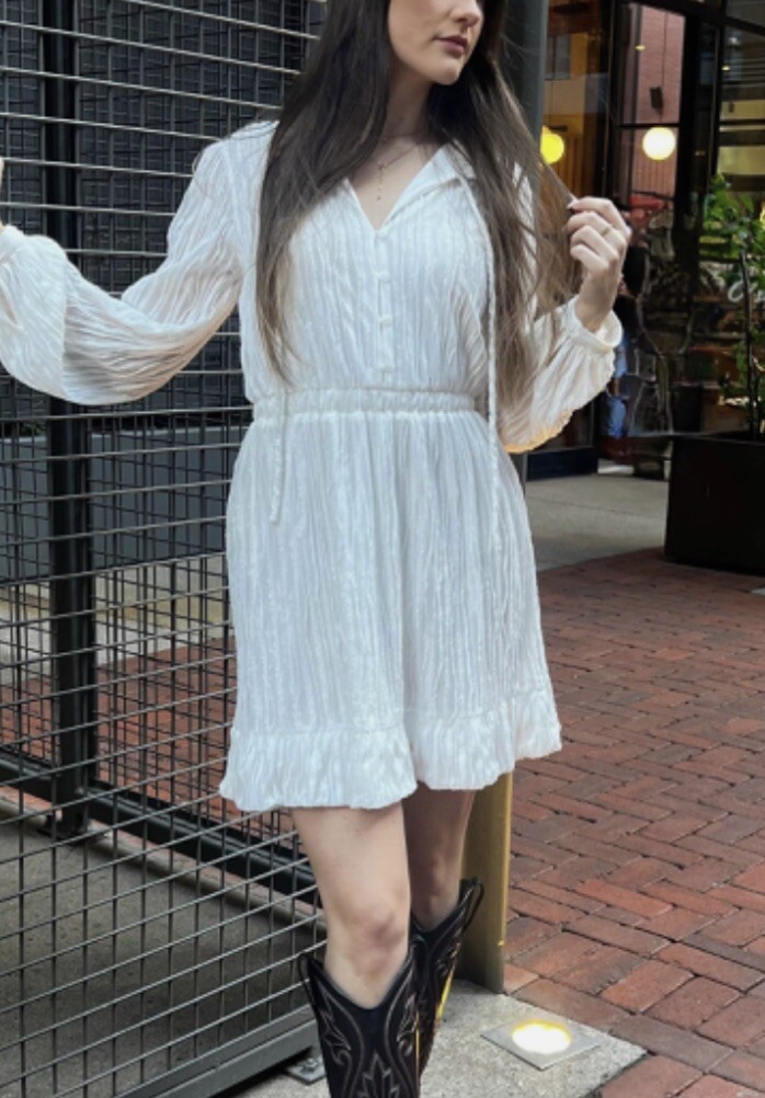 Lost + Wander Enchanted Glow Mini Dress Long Sleeve Size XS/ Small Women’s