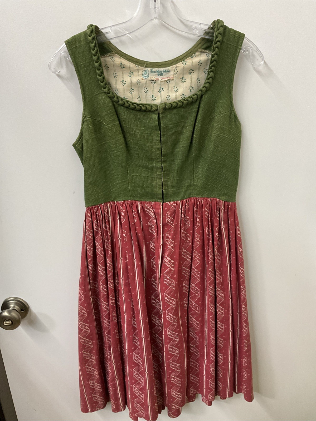 Vtg Tostmann Original Trachten Dirndl Dress Oktoberfest German Folk