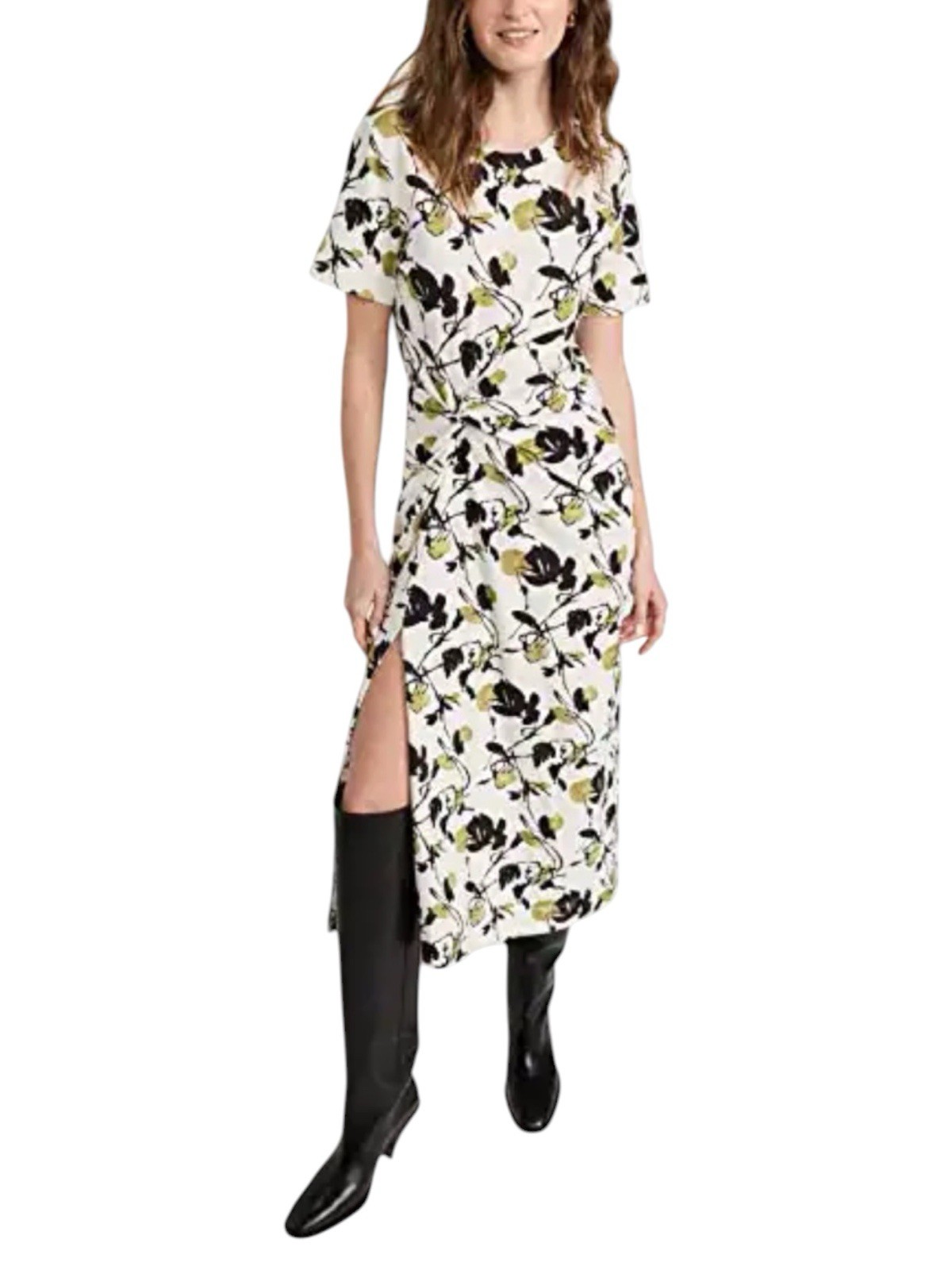 Tanya Taylor Women’s Ira Dress In Chalk Multi Sz Small