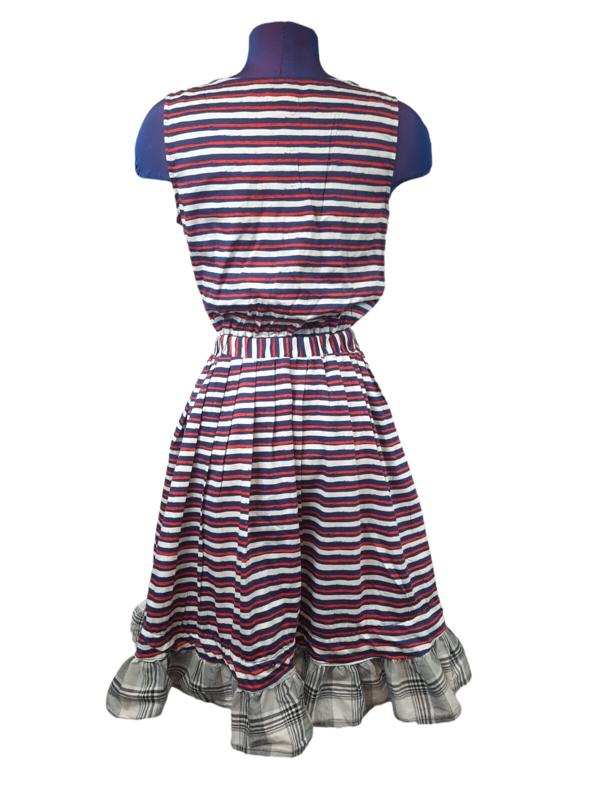 Maison Jules Customized Ruffle A-Line Patriotic Dress Size Large Women’s W59