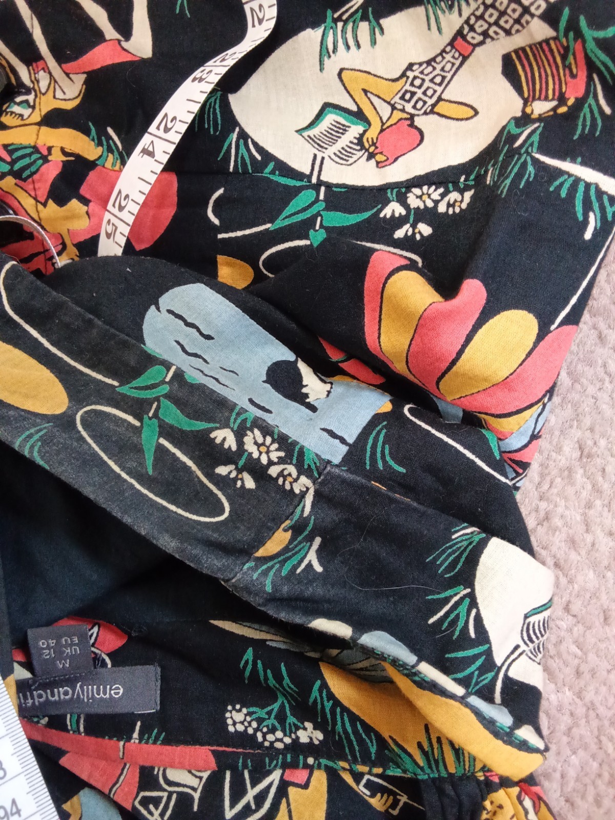Emily and Fin Sundress Medium 12 Beach Lady Pool Print Summer Dress Pockets