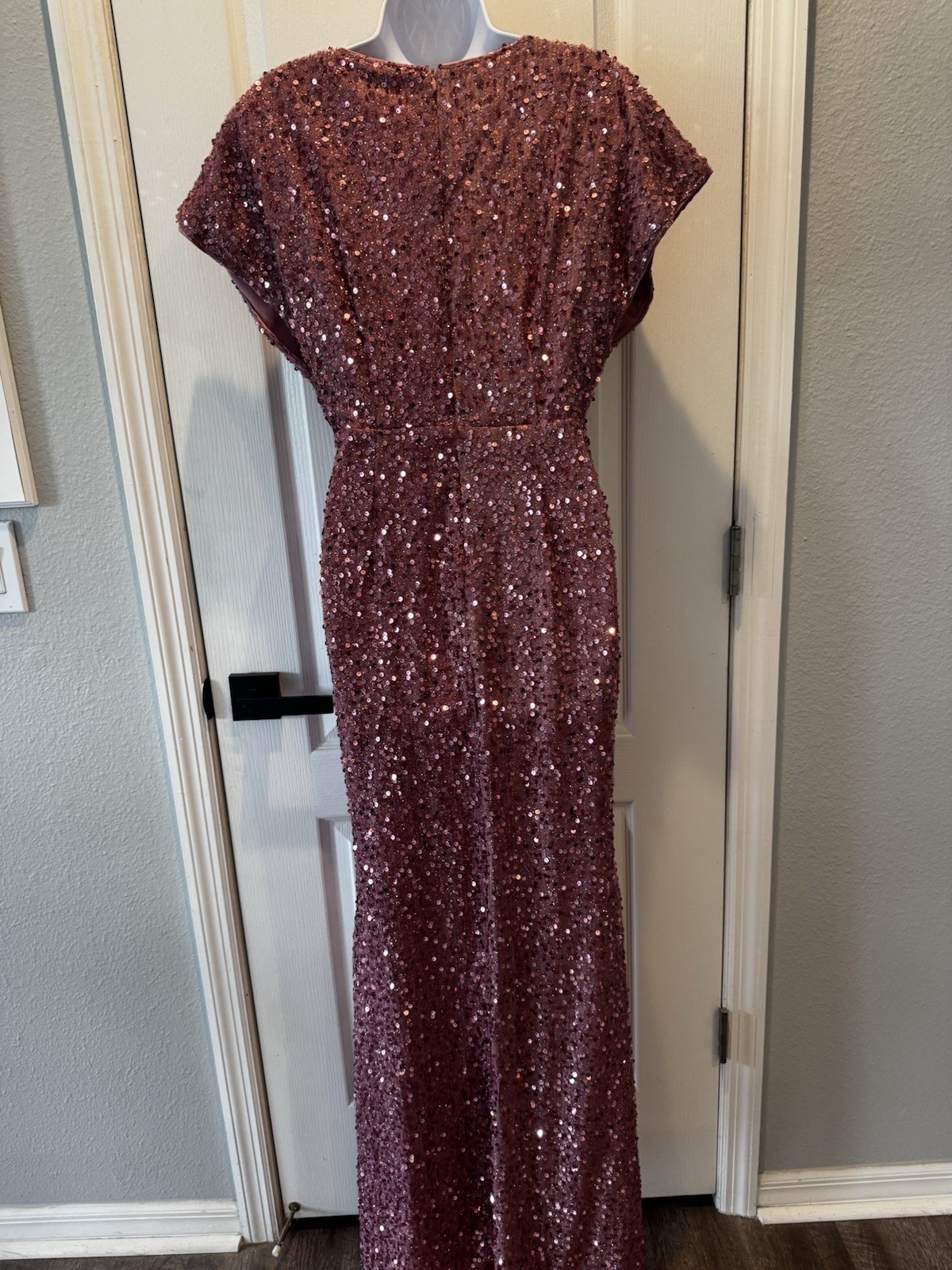 Pink Faeresty Sequence Gown Size M