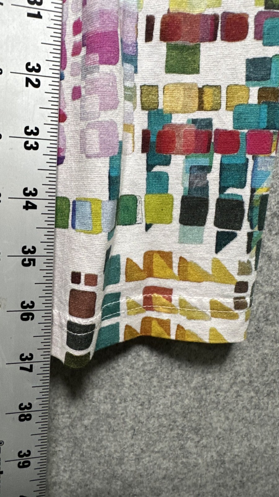 SNO SKINS Medium Printed Pullover Dress Elbow Sleeve Stretch Jersey Multicolor