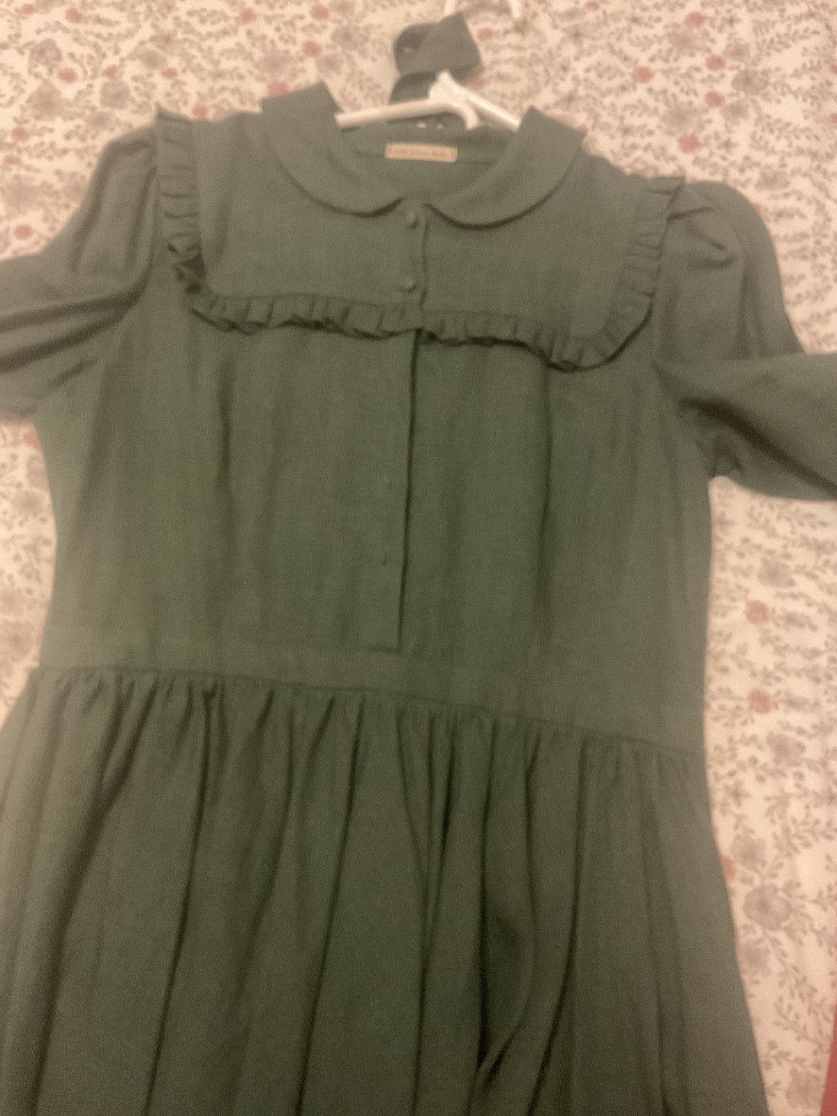 Little Women Atelier Amy Linen Green Dress M