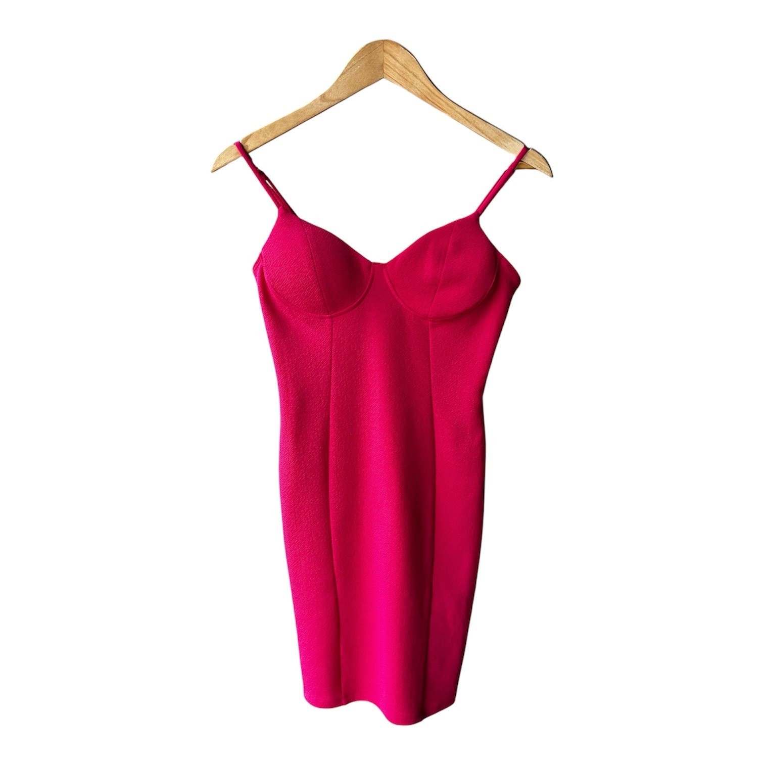 Bar III Bodycon Mini Dress Berry Bloom Pink Bustier Party Formal Wedding XS New