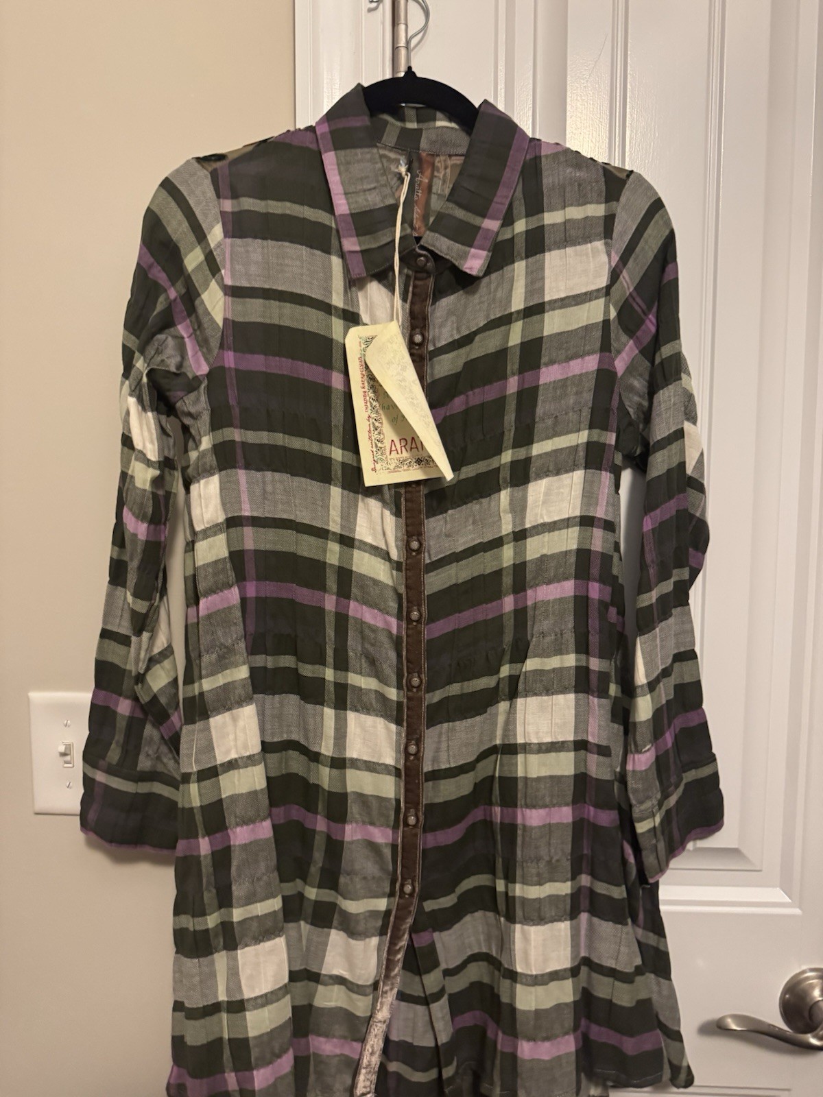 Arrata Silent Journey Madeline Long Sleeve Shirt Dress