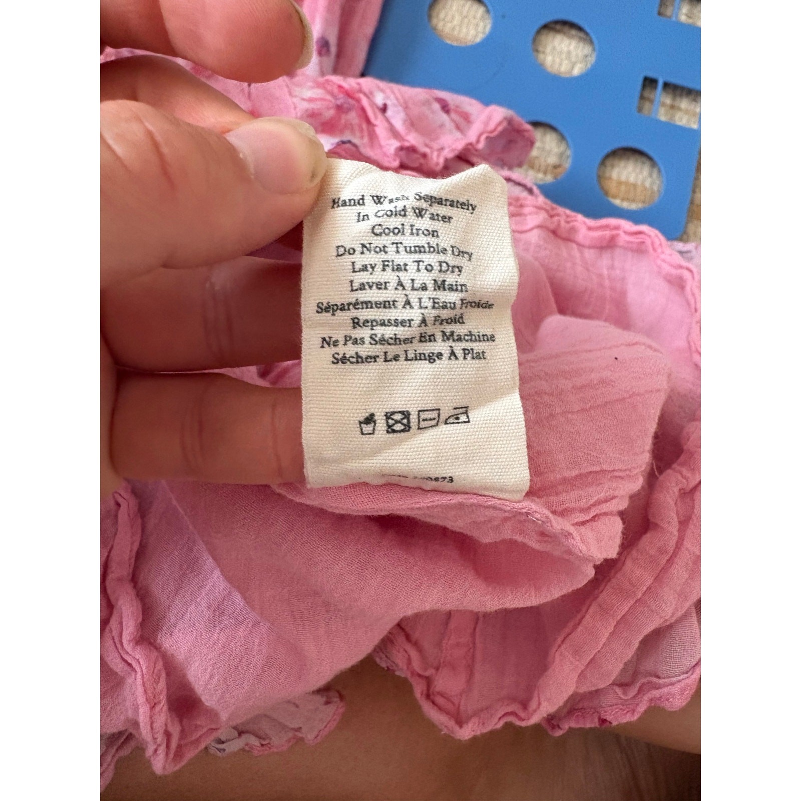 LoveShackFancy Miri Pink Coral Blaze Dress Size Small