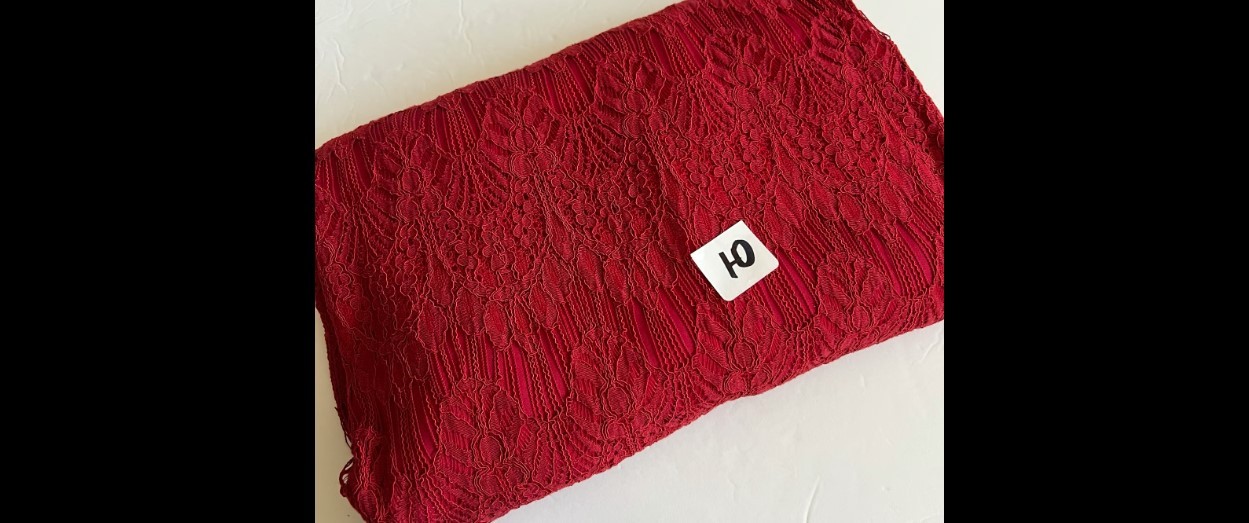 Expressions V-Neck Lace Dress ~ Crimson ~ Size XL **NEW**