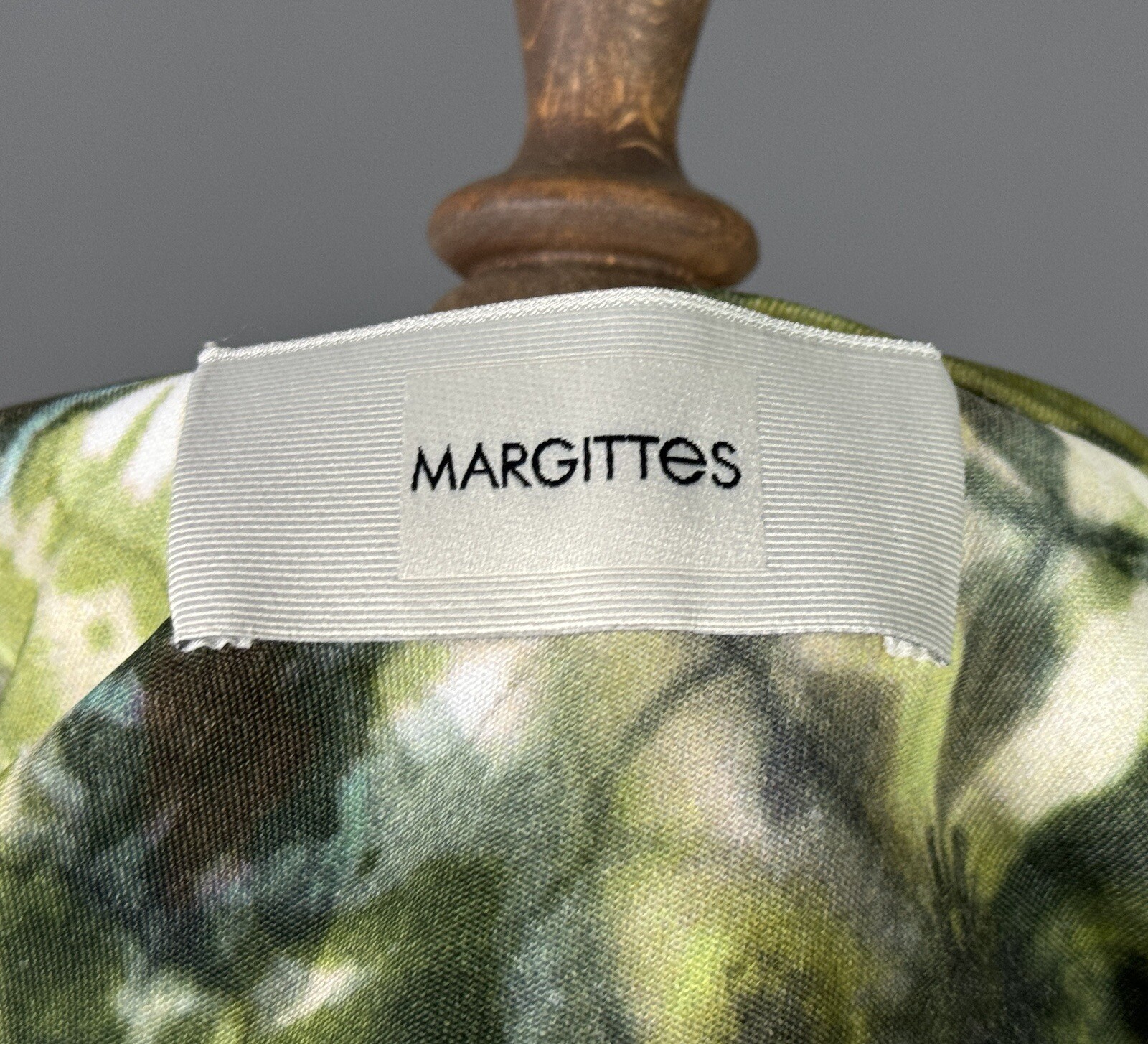 MARGITTES Multicolor Abstract Art Print Viscose Long Shif