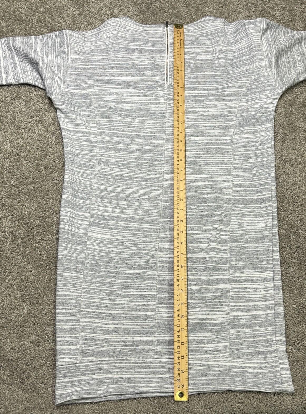 Banana Republic Mini T Shirt Dress With Sleeves Women’s Size Small Heather Gray