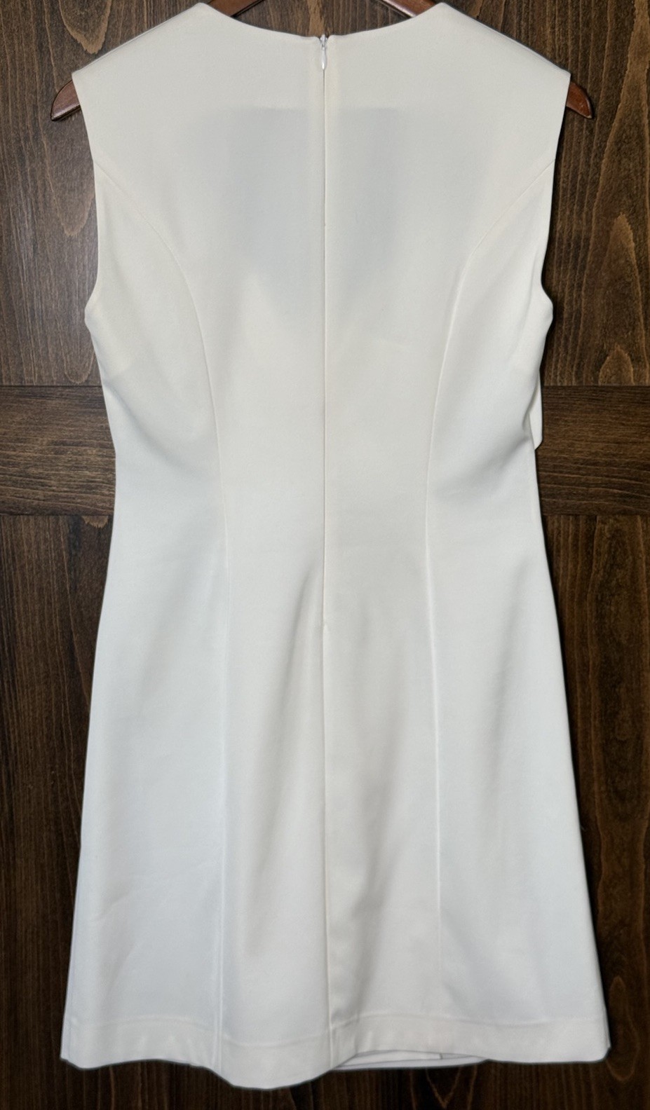 Sezin Karabulut Cocktail party wedding evening sexy Sheath Dress Cream 40/8 NEW