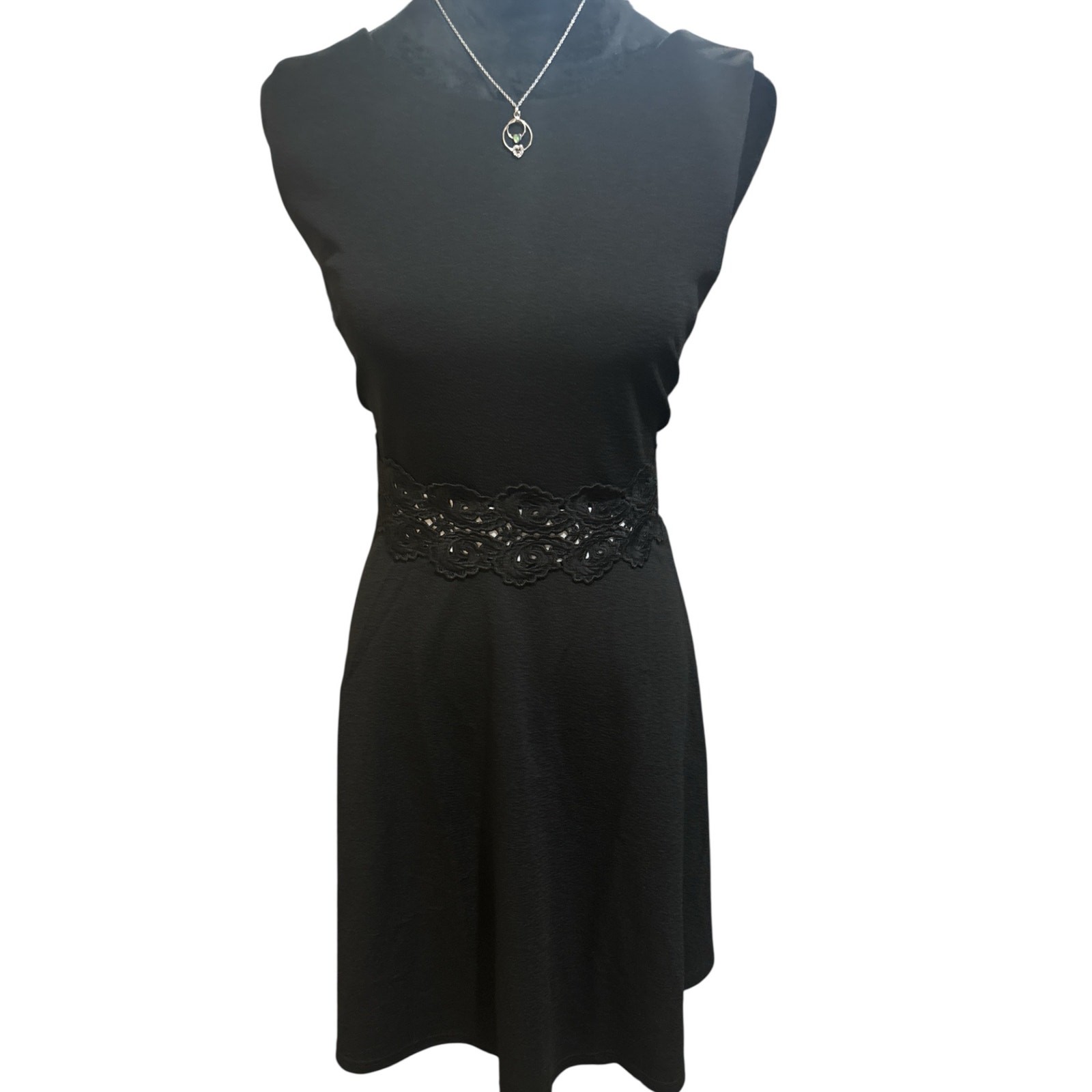 Owin Black Midi Dress 🖤Size L 🤍 NWT