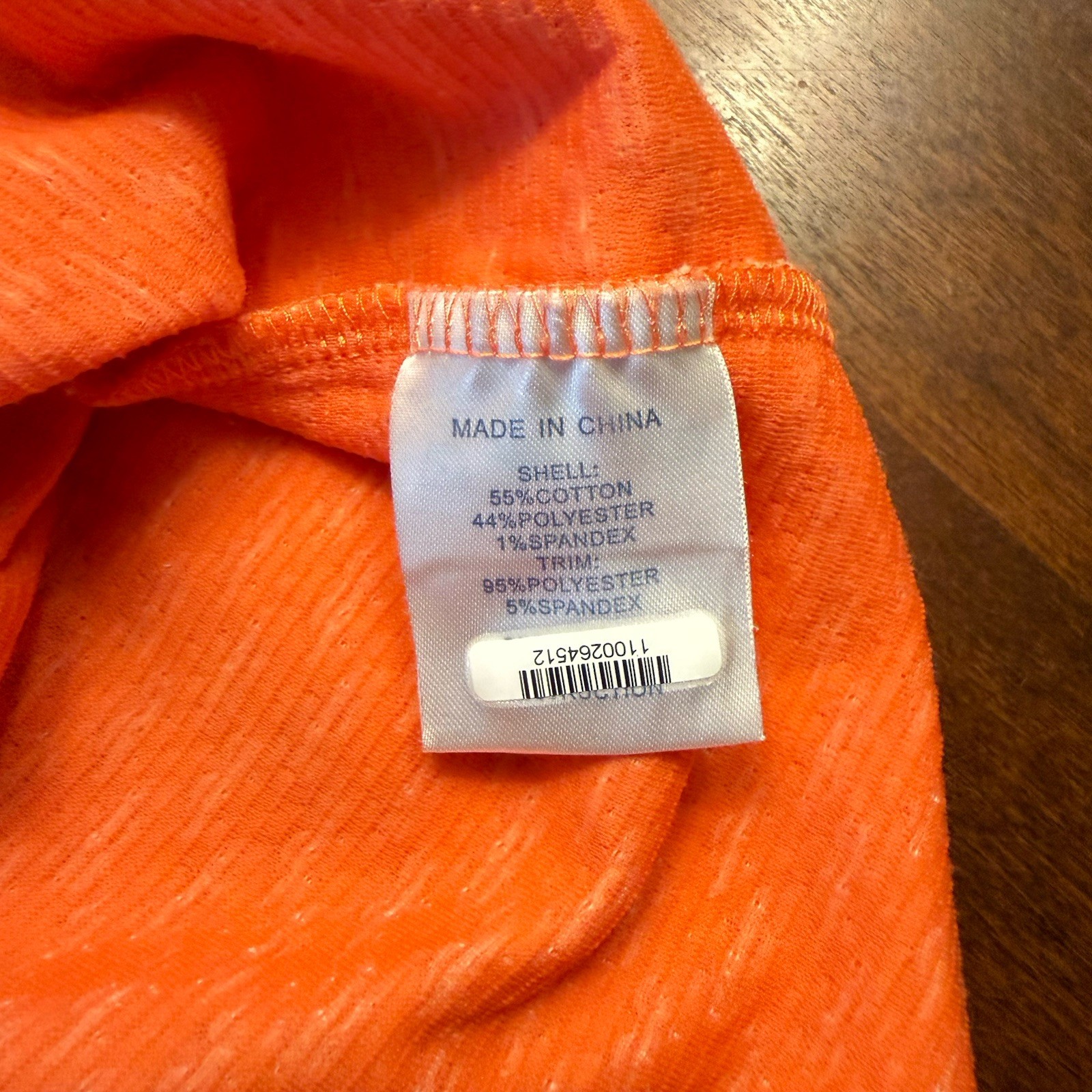 Tyler Boe Light Coral & White Shift Dress Retro Print Mod Knit Pockets Sz XS EUC