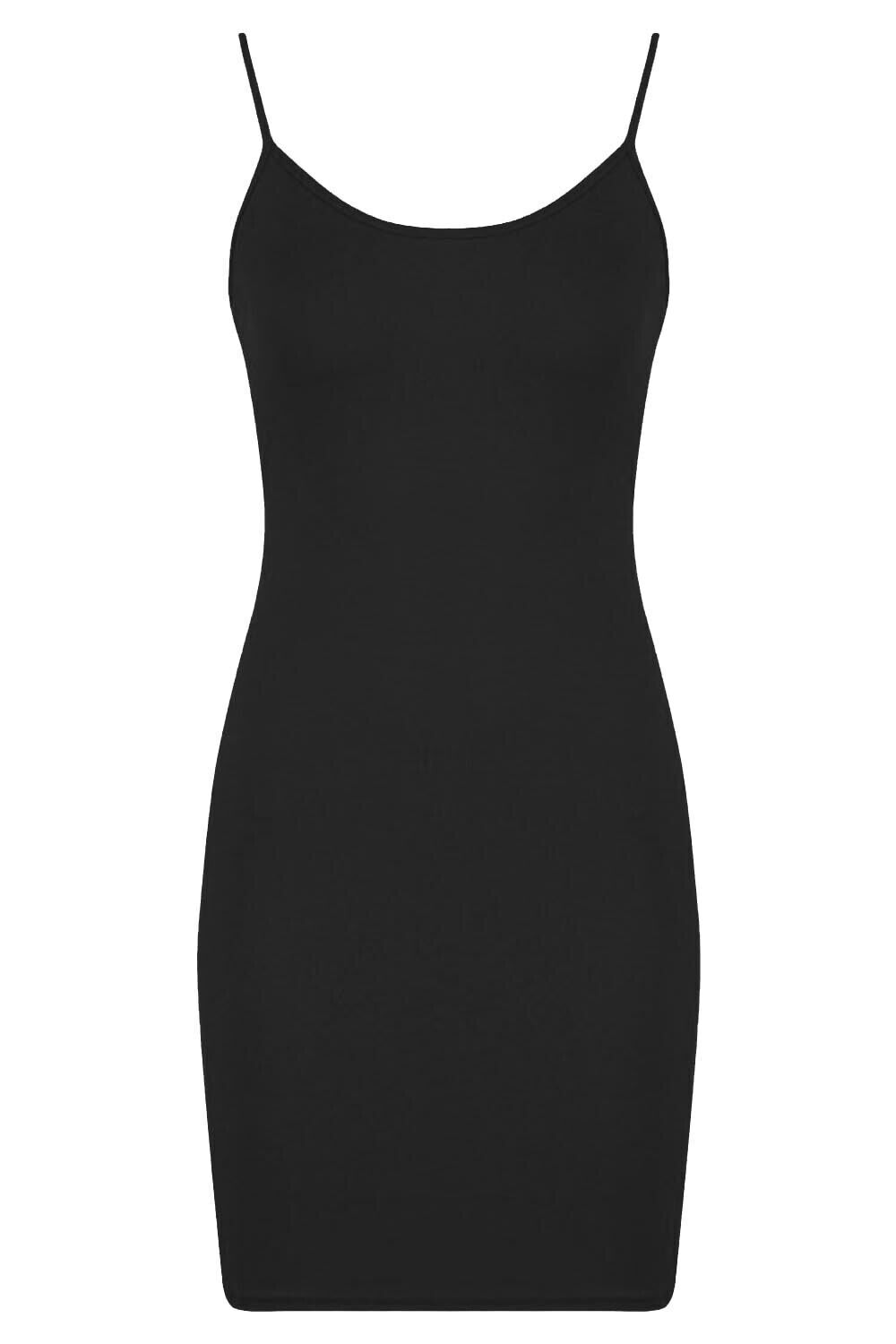 CAMI TUNIC BODYCON DRESS SLEEVELESS WOMEN TANK STRAPPY MINI SLING DRESS