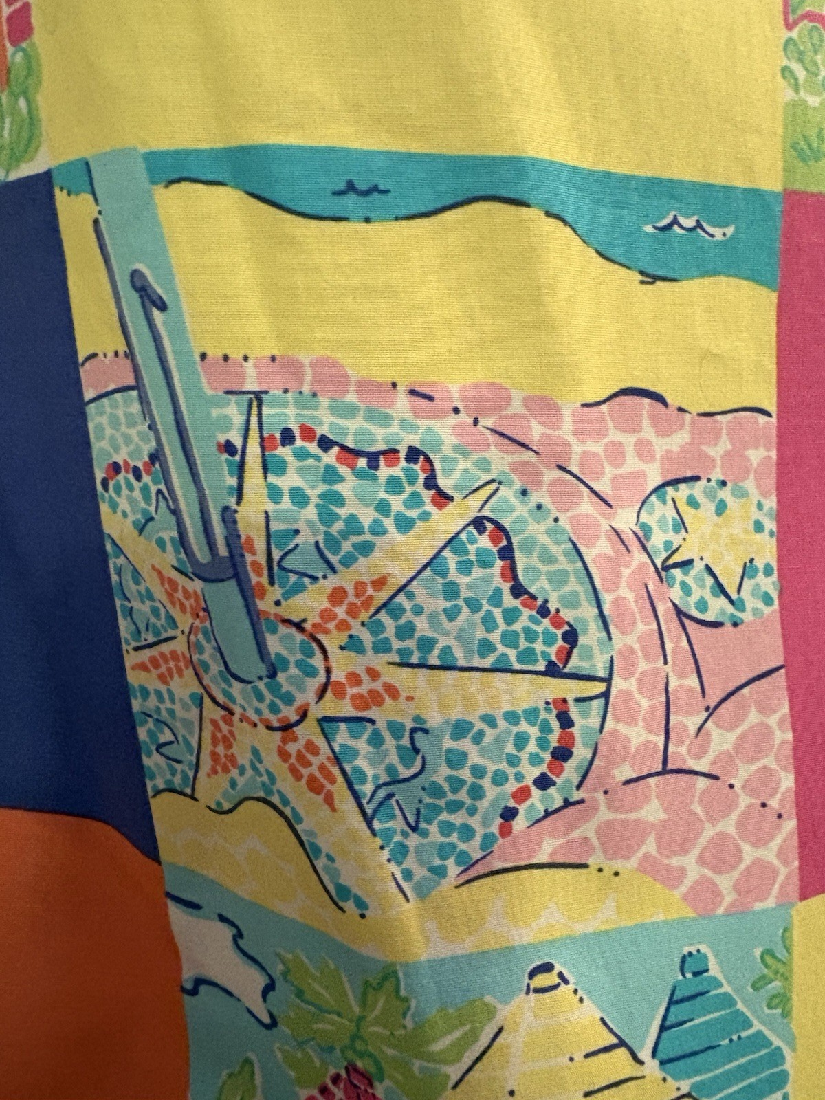 VTG Lilly Pulitzer Moxie Patchwork Mini Dress size 0 resort vacation cruise Prep