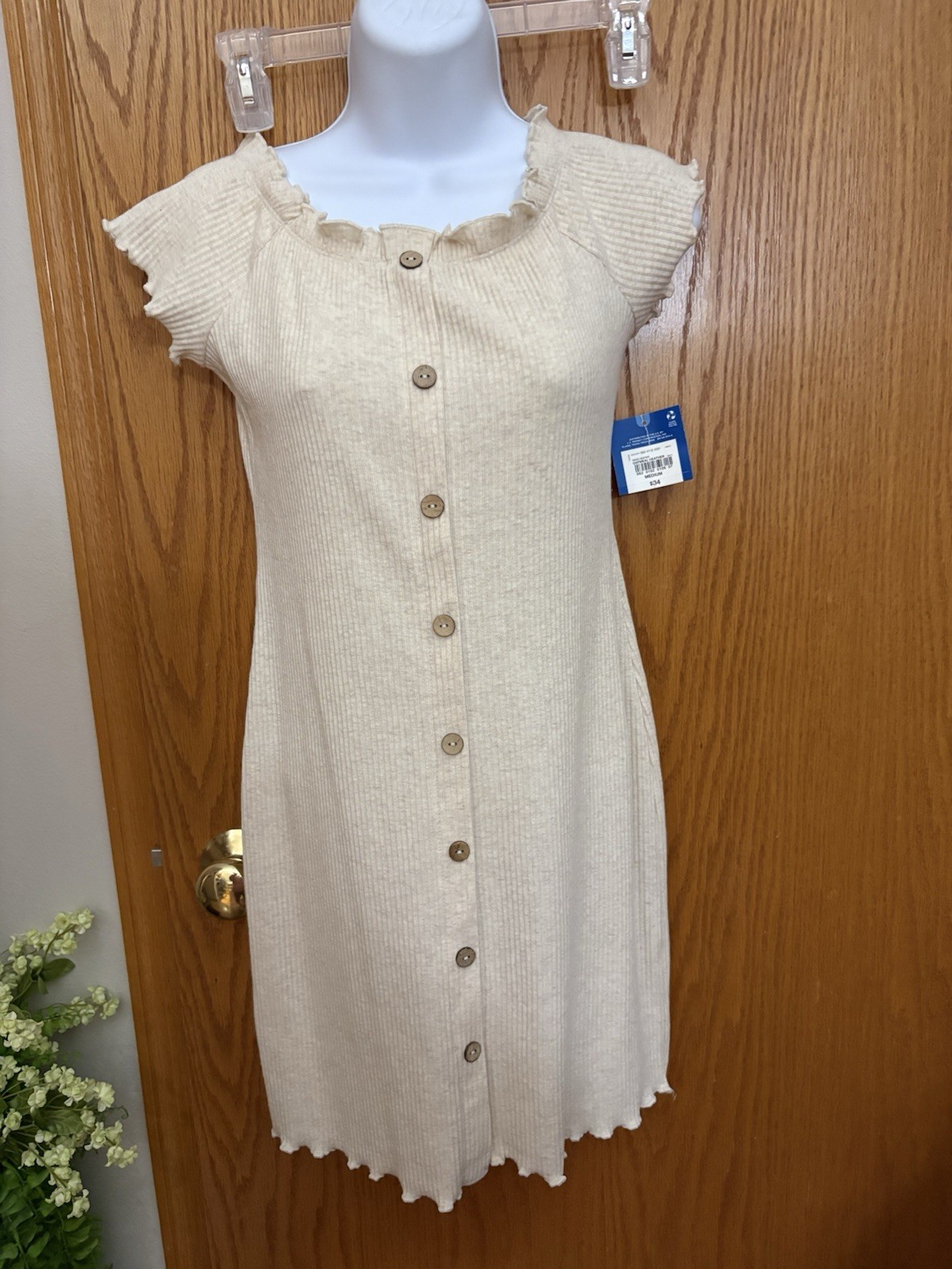 NWT Arizona Oatmeal Heather Dress M