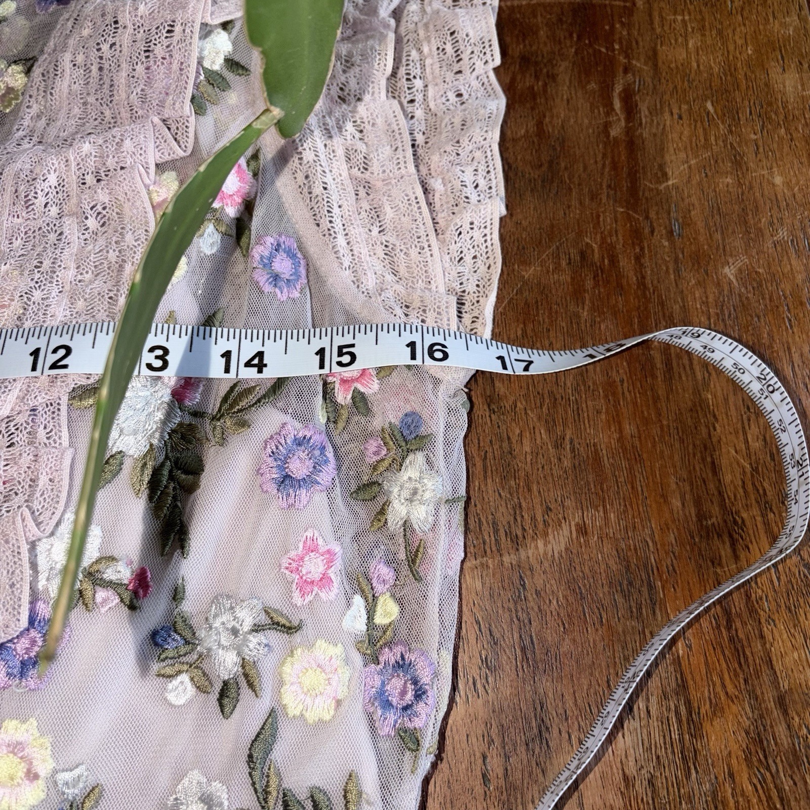 NWT Needle&Thread Prism Ditsy Mini Dress Floral Embroidery Lilac *SEE CONDITION