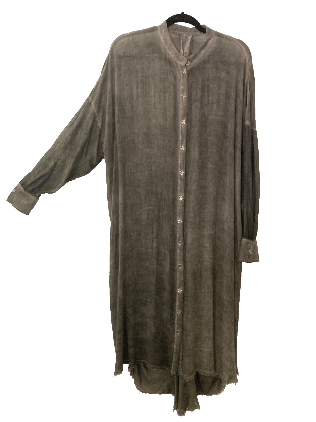 ART TO WEAR…THE STUNNING SANCTAMUERTE SHIRT/DUSTER/DRESS TO SZ 2X