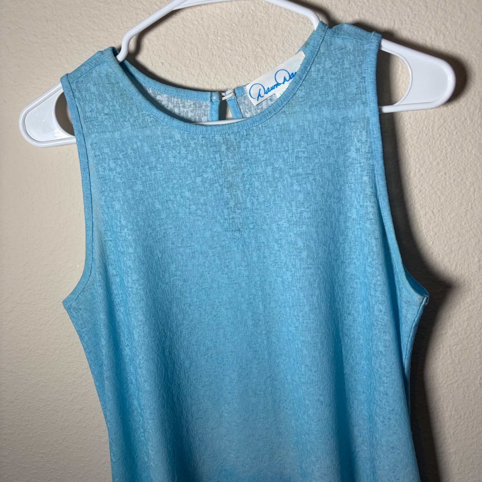 Art & Sol Dress Women’s Medium Shift Sleeveless Tank Printed Artsy Beach