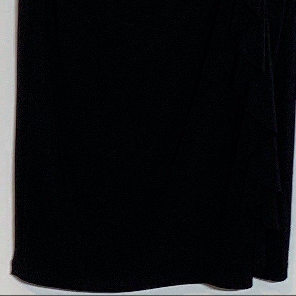 EUC American Living Gathered Waist Ruffle Dress