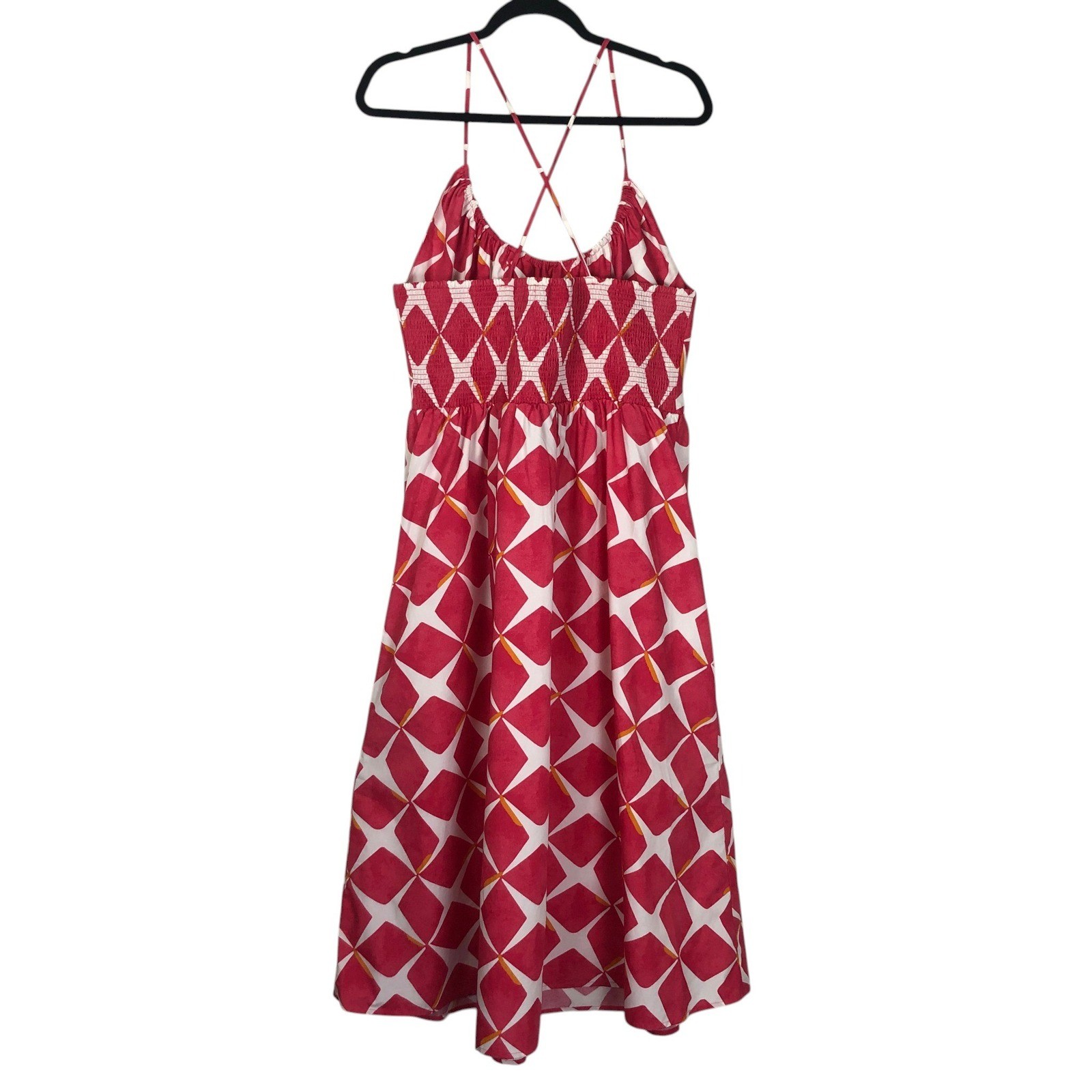 NEW Banana Republic Womens Poplin Halter Midi Dress Size L Resortwear Vacation