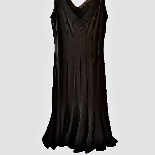 Joseph Ribkoff Cocktail Dress Brown Sleeveless Fit & Flair Womens 6