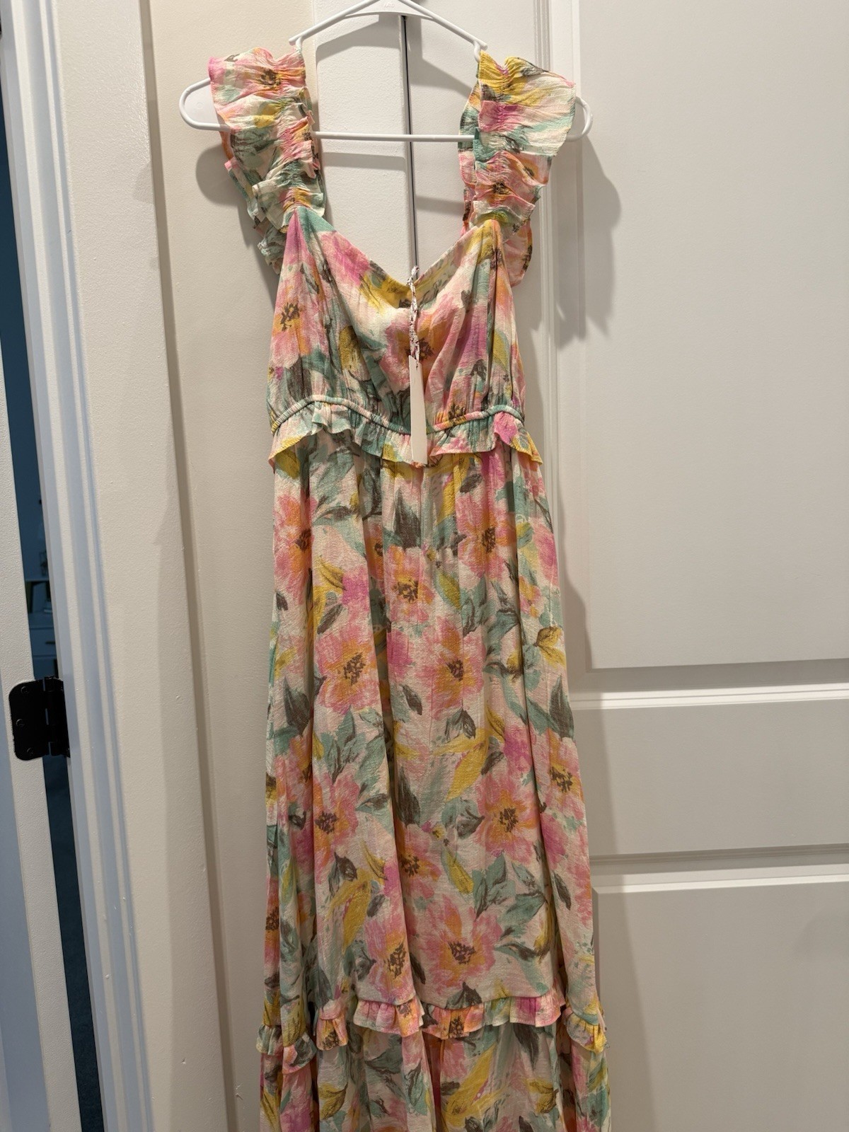 By the River Maxi Dress Floral Size M New With Tags