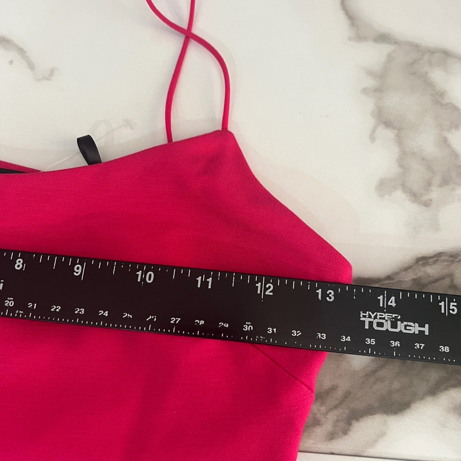 Forever 21 Hot Pink Open Back Cutout Side Slit Bodycon Maxi Dress Small