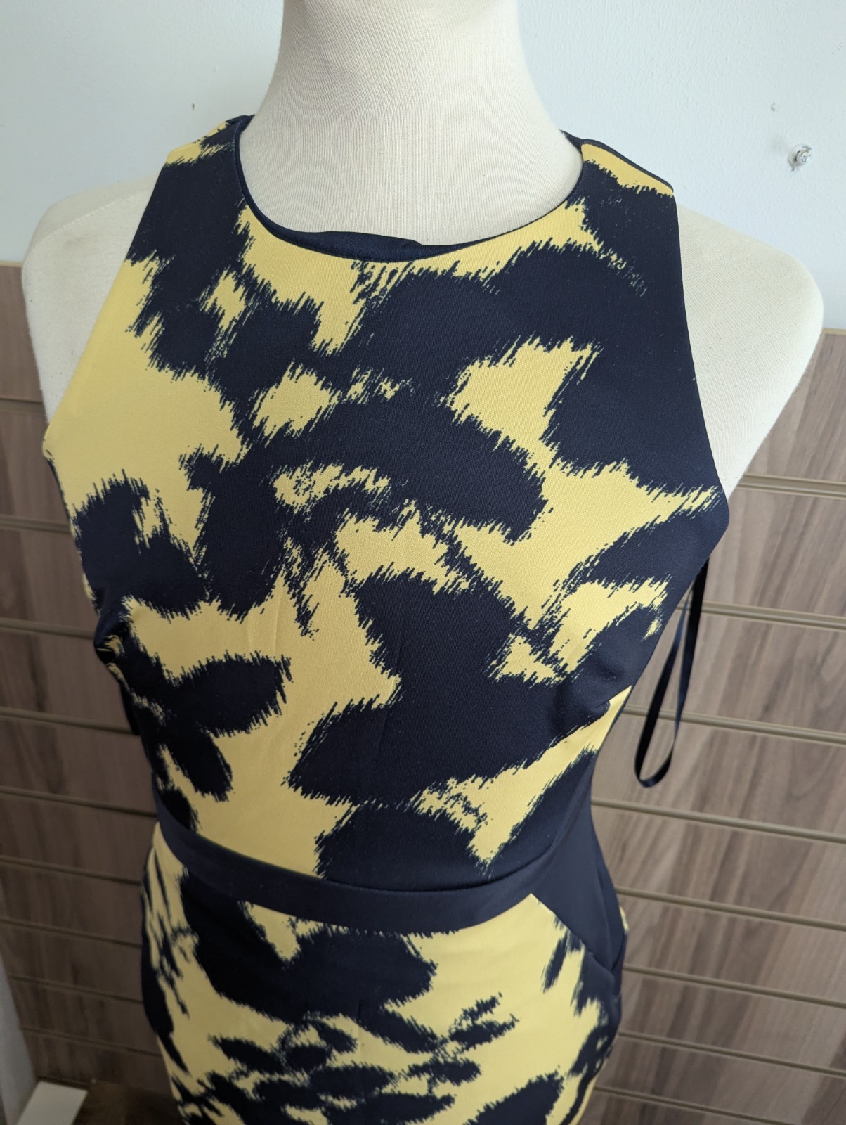 Coast Fitted Stretch Dress Ladies Summer Holiday Luxury Long Zip Flash UK 12